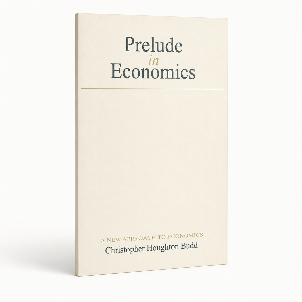 Prelude in Economics — accurate 64-page near-flat paperback three-quarter view