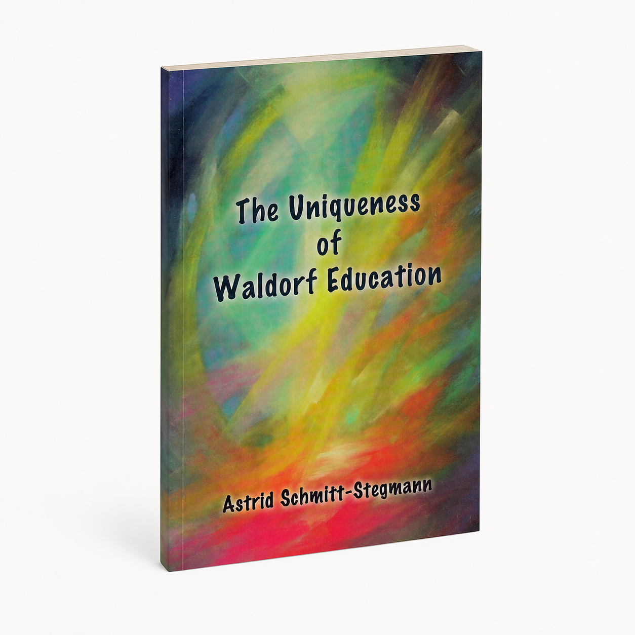 The Uniqueness of Waldorf Education — accurate 184-page paperback three-quarter view