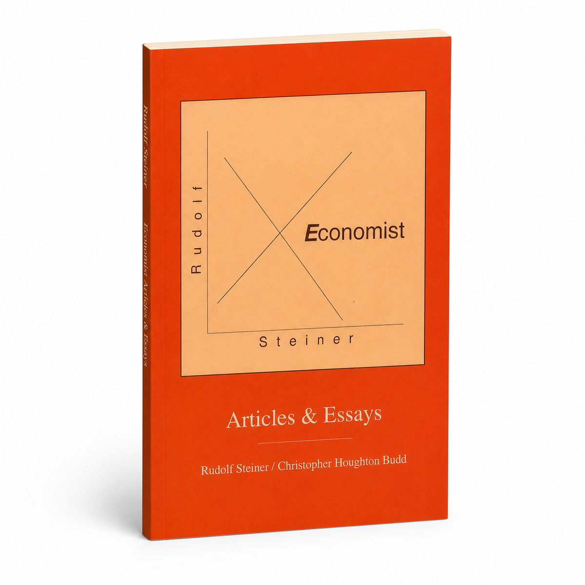 Rudolf Steiner: Economist — accurate 128-page thin paperback three-quarter view