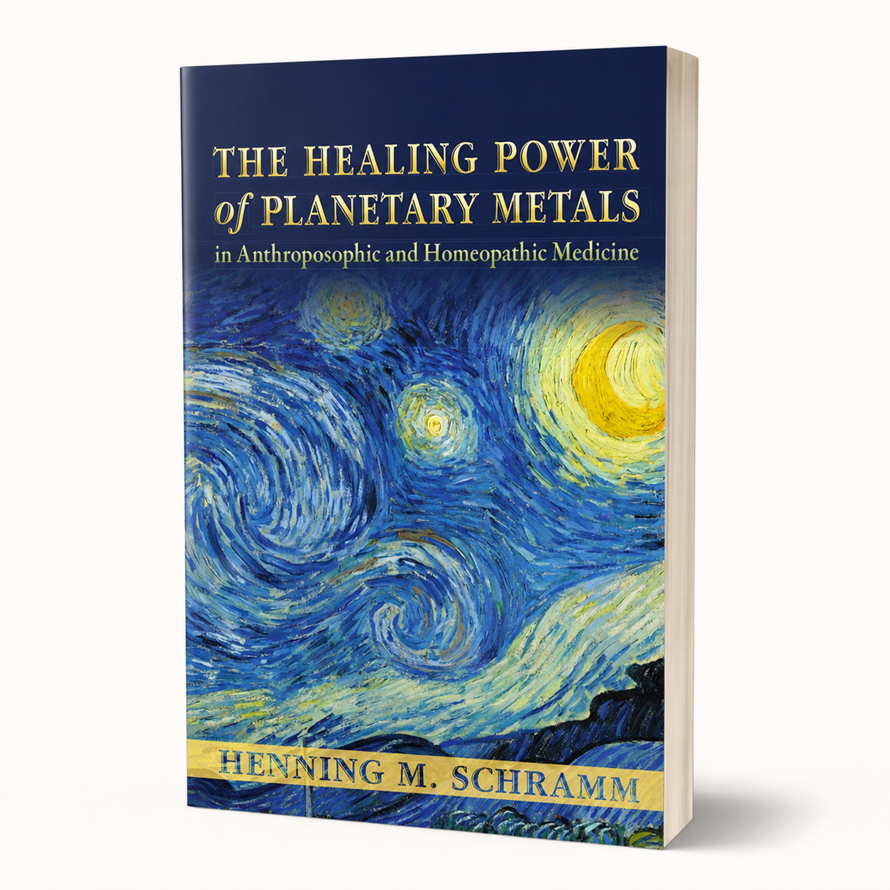 The Healing Power of Planetary Metals — accurate 244-page slim paperback three-quarter view