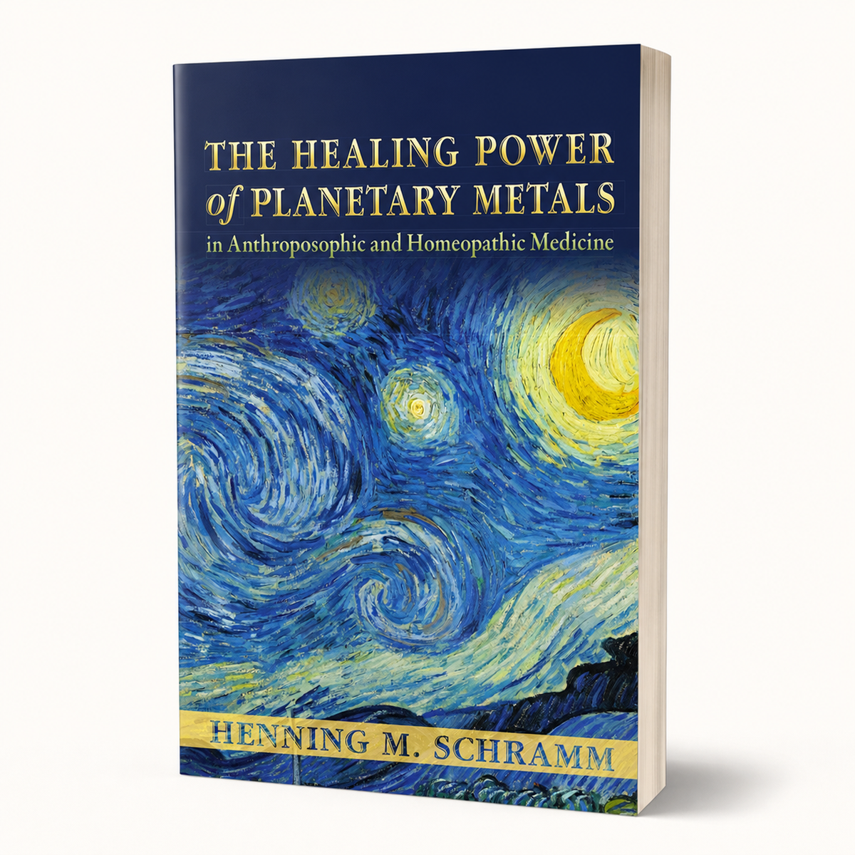 The Healing Power of Planetary Metals — accurate 244-page slim paperback three-quarter view