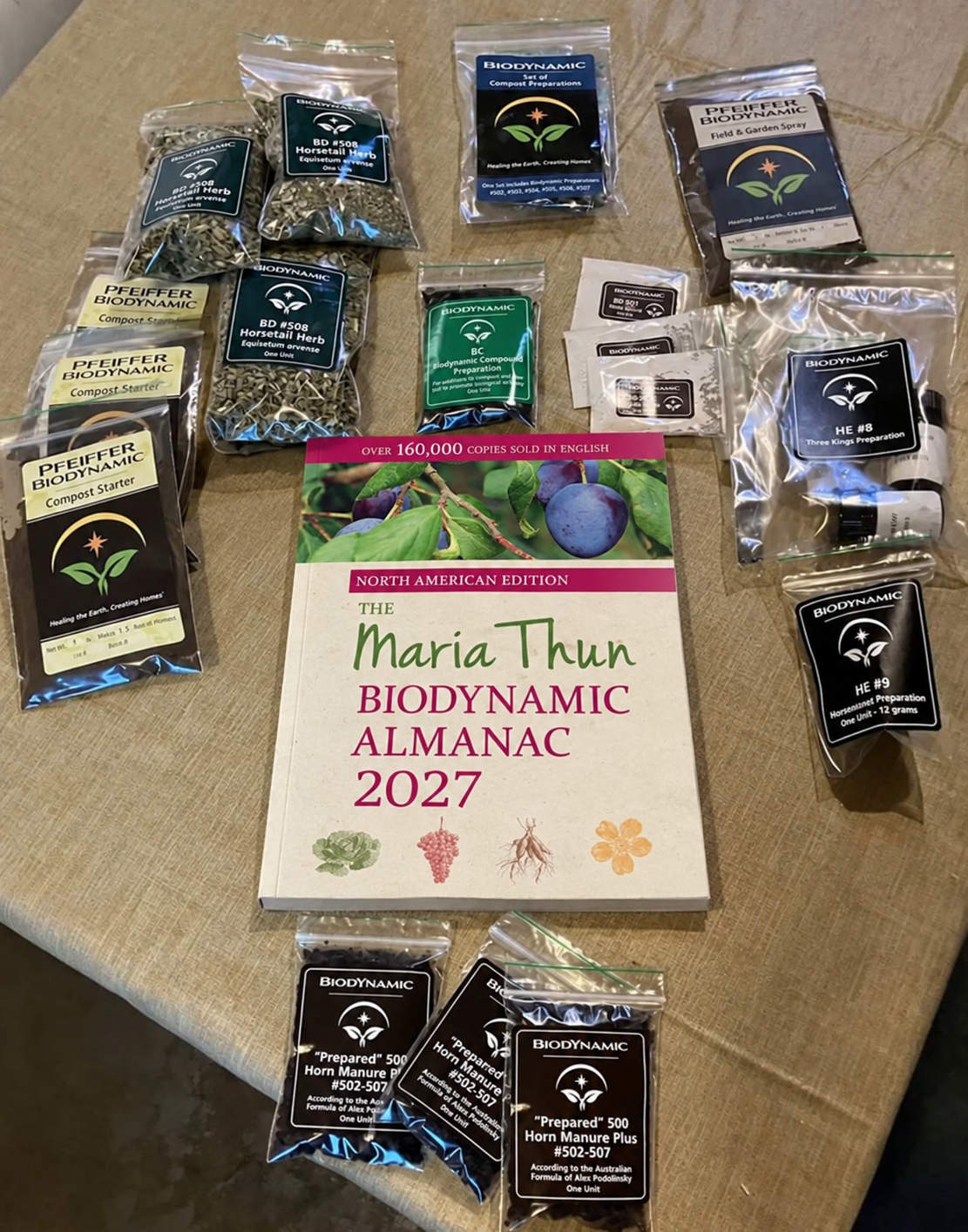 Biodynamic Advanced Kit with the 2027 North American Maria Thun Biodynamic Almanac