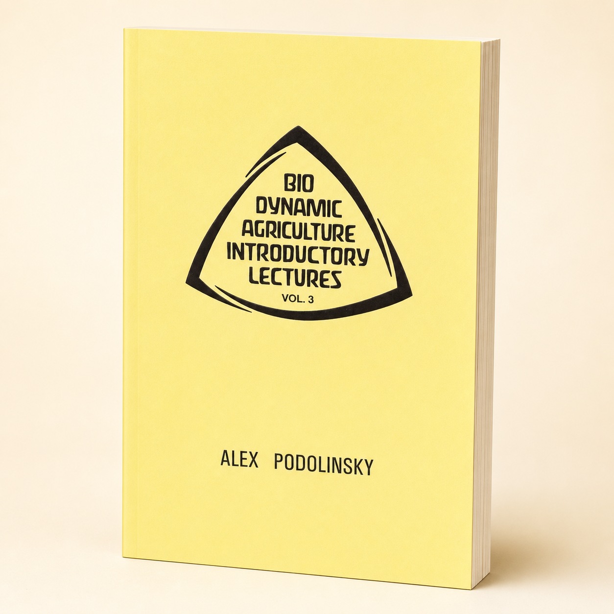 Biodynamic Agriculture Introductory Lectures Volume 3 paperback, three-quarter front view
