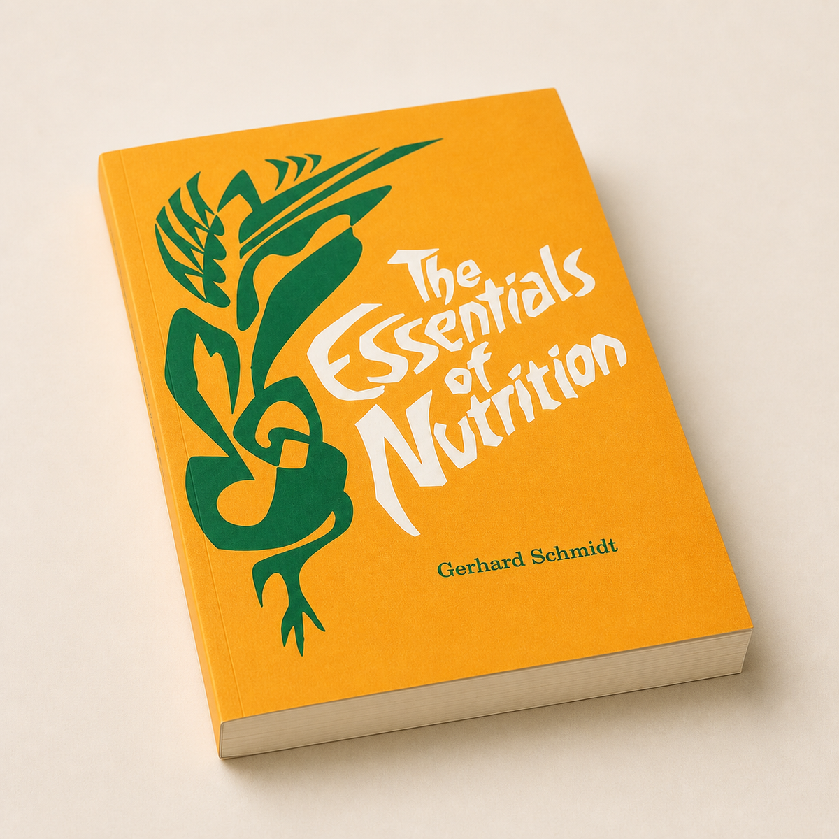 The Essentials of Nutrition paperback cover and page-edge detail