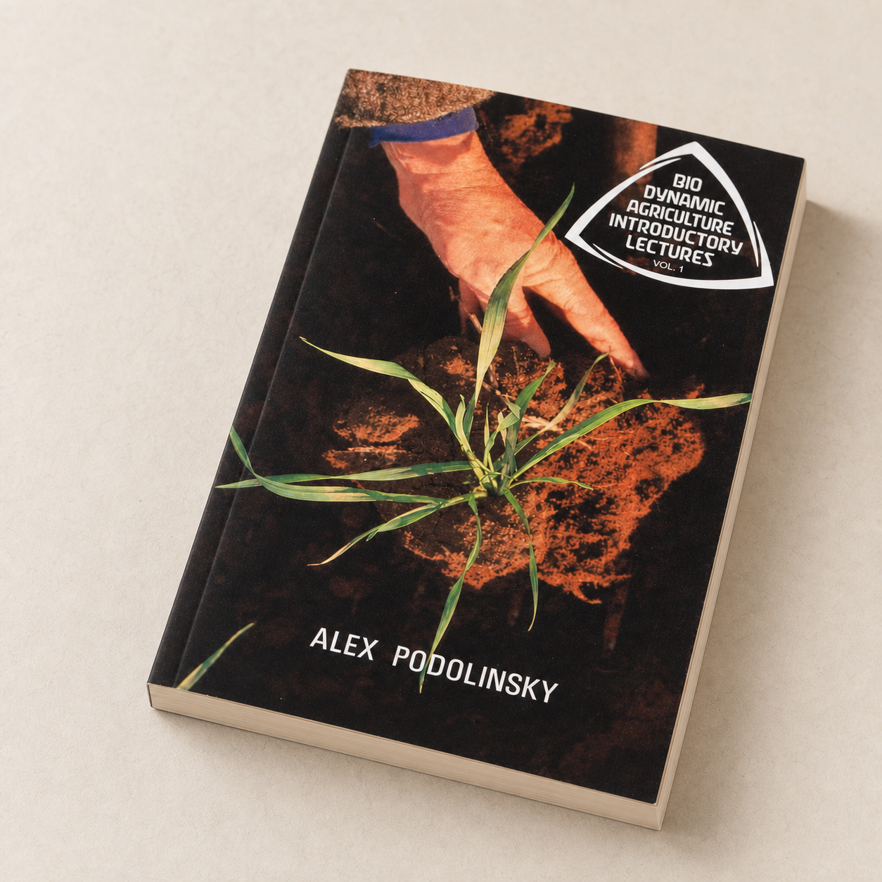 Biodynamic Agriculture Introductory Lectures Vol. 1 paperback cover, binding, and page-edge detail
