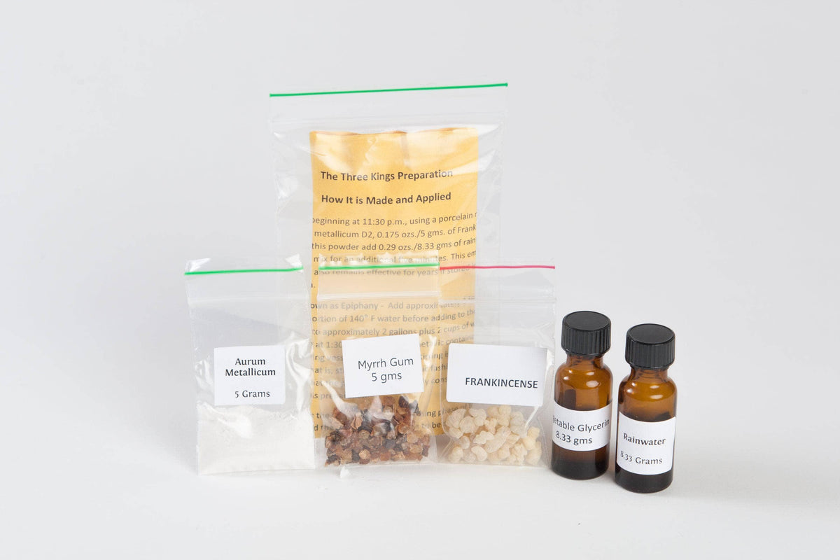 Biodynamic Three Kings Preparation – 3K Hugo Erbe's #8 (Biodynamic Gold, Frankincense, and Myrrh Spray) - The Josephine Porter Institute
