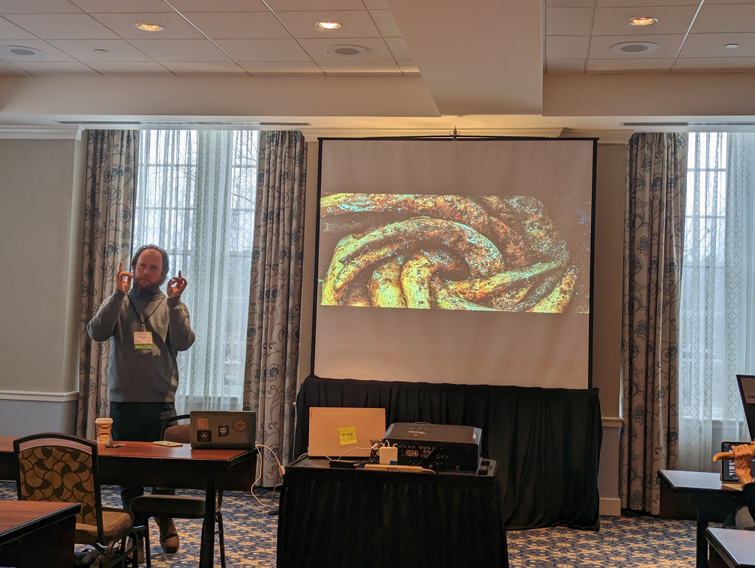 Stewart Lundy presenting at the 2023 VABF conference in Roanoke, Virginia.