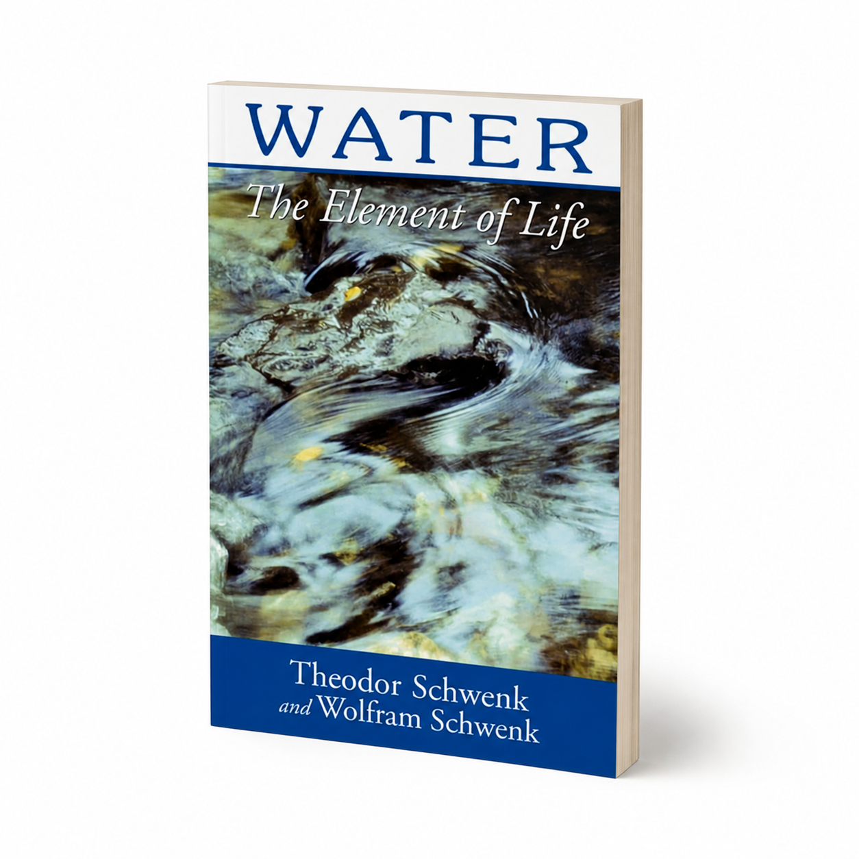 Water: The Element of Life — accurate 264-page paperback three-quarter view