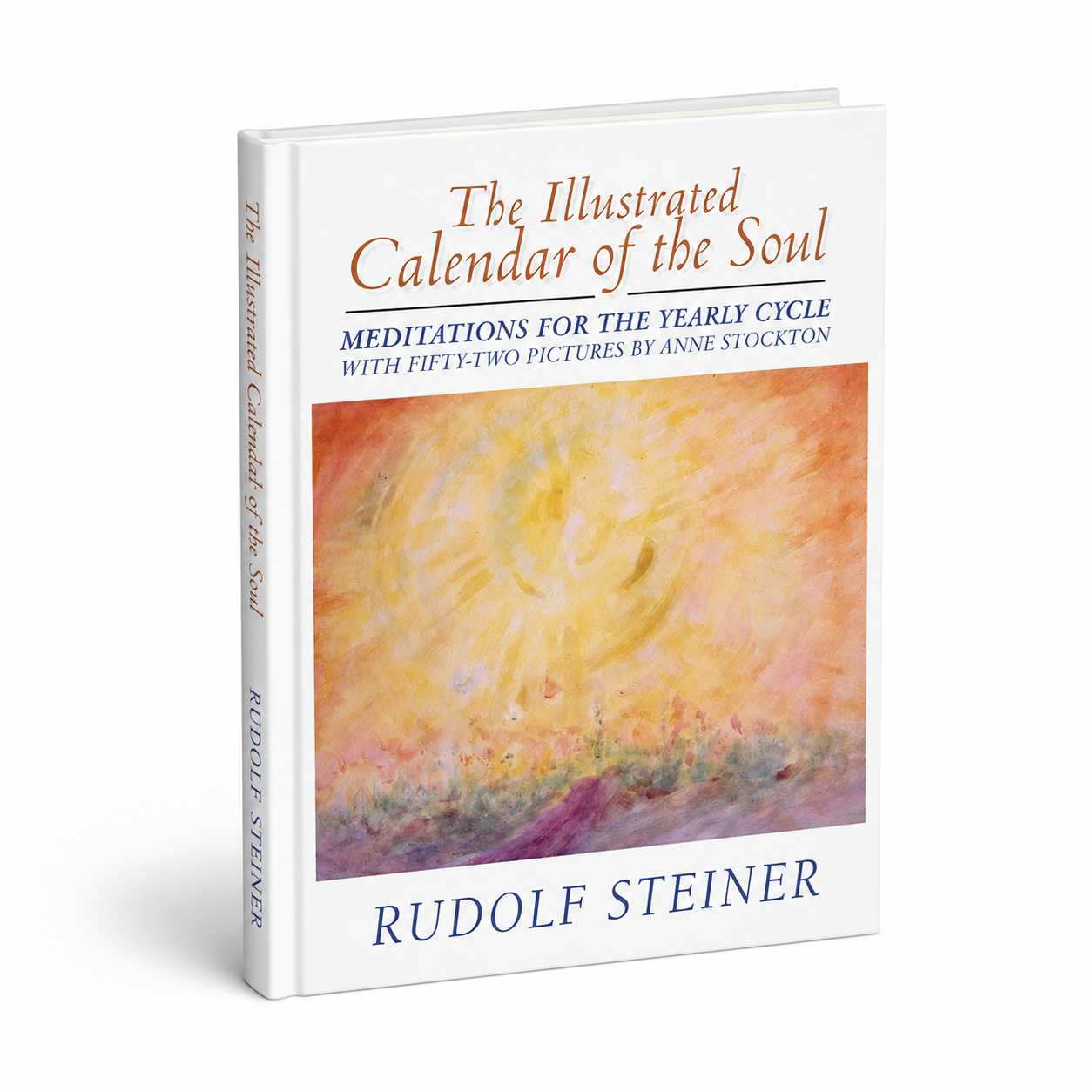 The Illustrated Calendar of the Soul — accurate 112-page compact hardcover three-quarter view