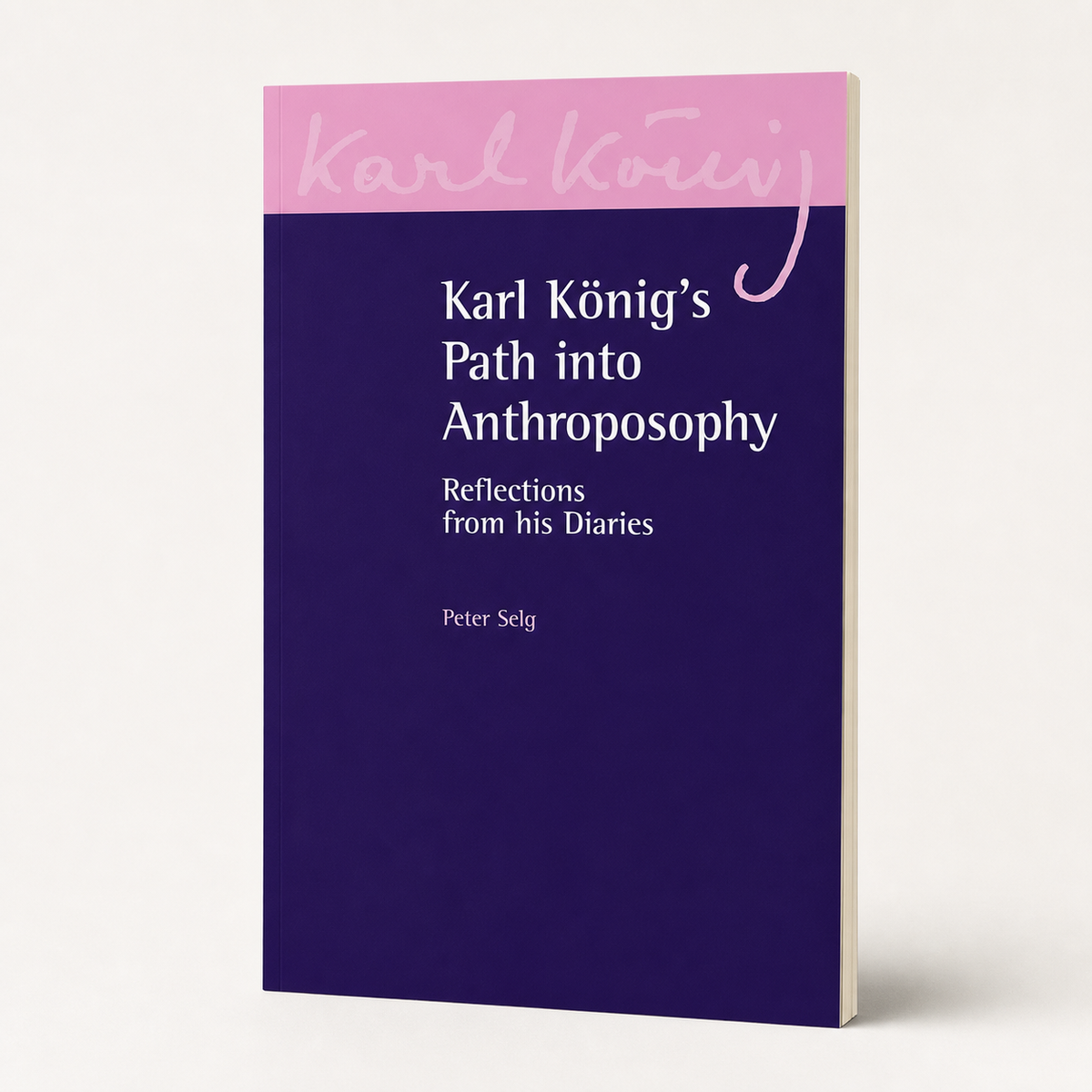Karl König’s Path into Anthroposophy — accurate 104-page very thin paperback three-quarter view