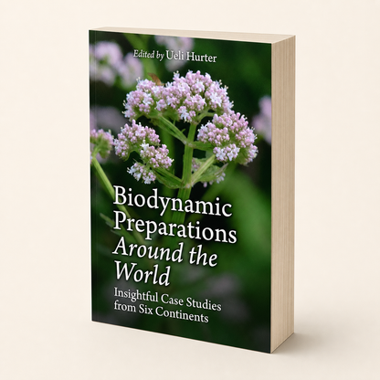 Biodynamic Preparations Around the World 336-page thick paperback, three-quarter front view