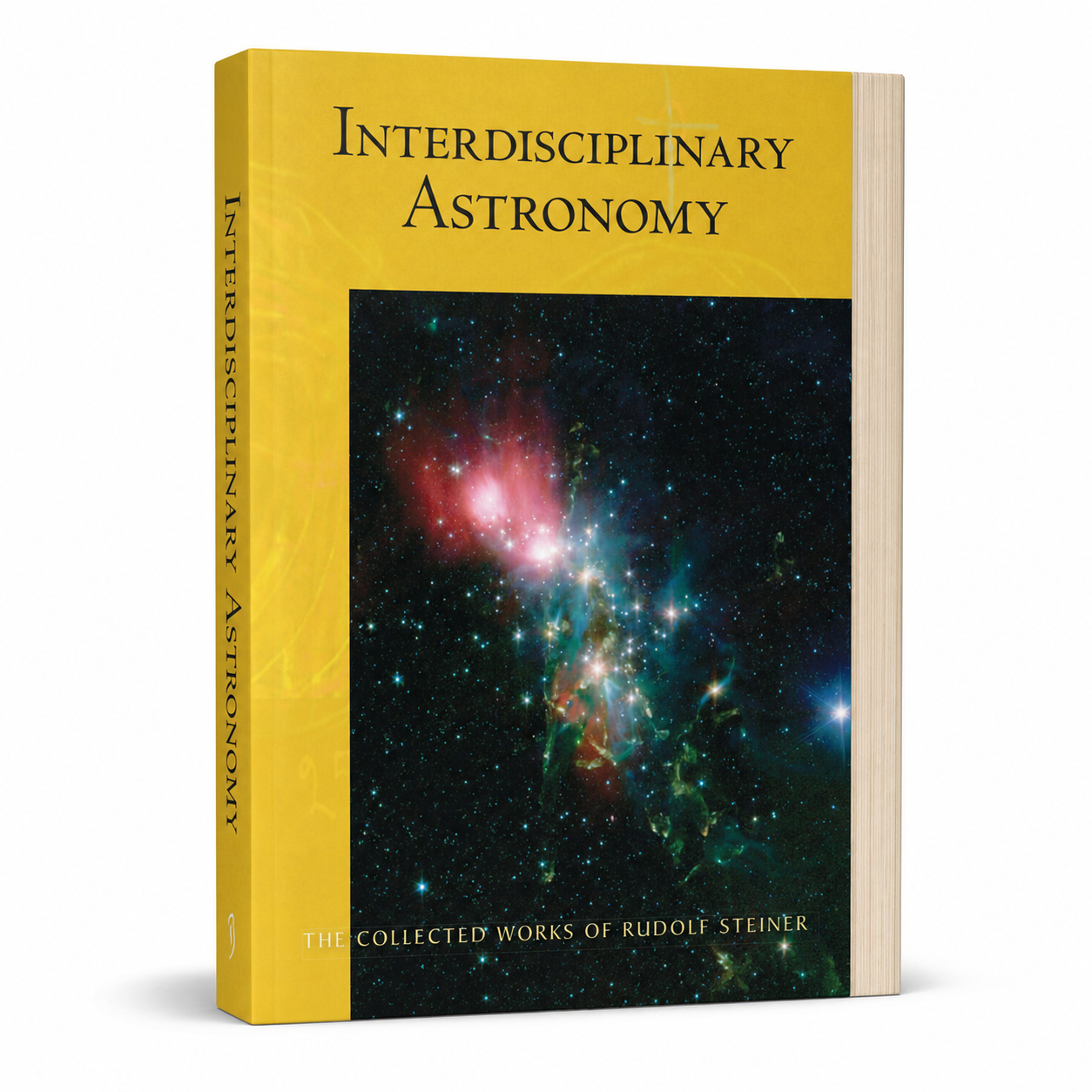 Interdisciplinary Astronomy shown as a clean three-quarter oversized paperback product view on white, accurately proportioned for 342 pages