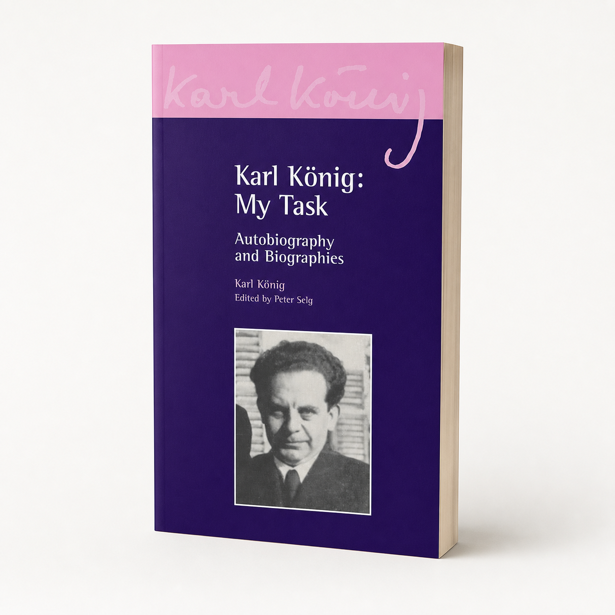 Karl König: My Task — accurate 176-page slim paperback three-quarter view
