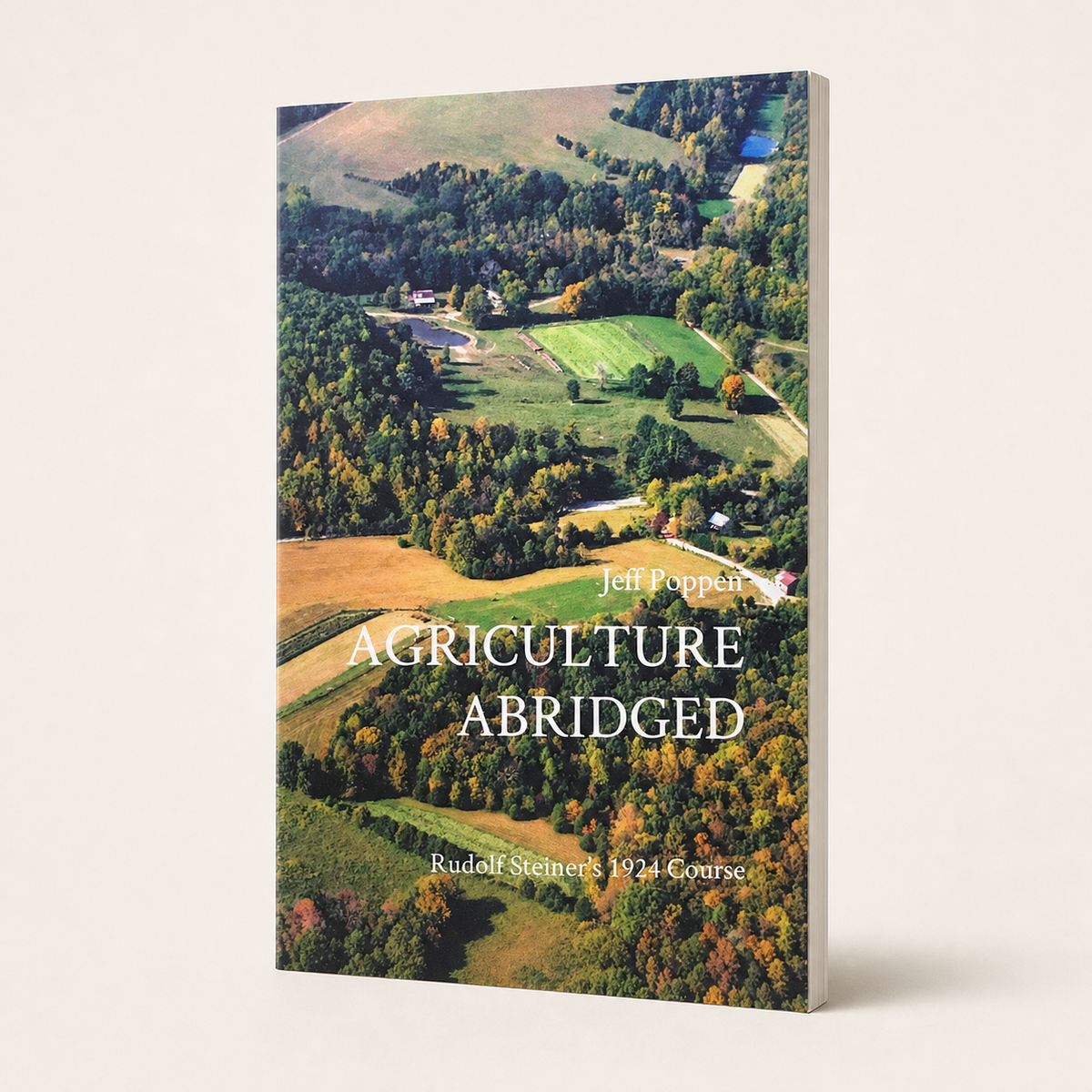Agriculture Abridged — slim 132-page paperback studio view