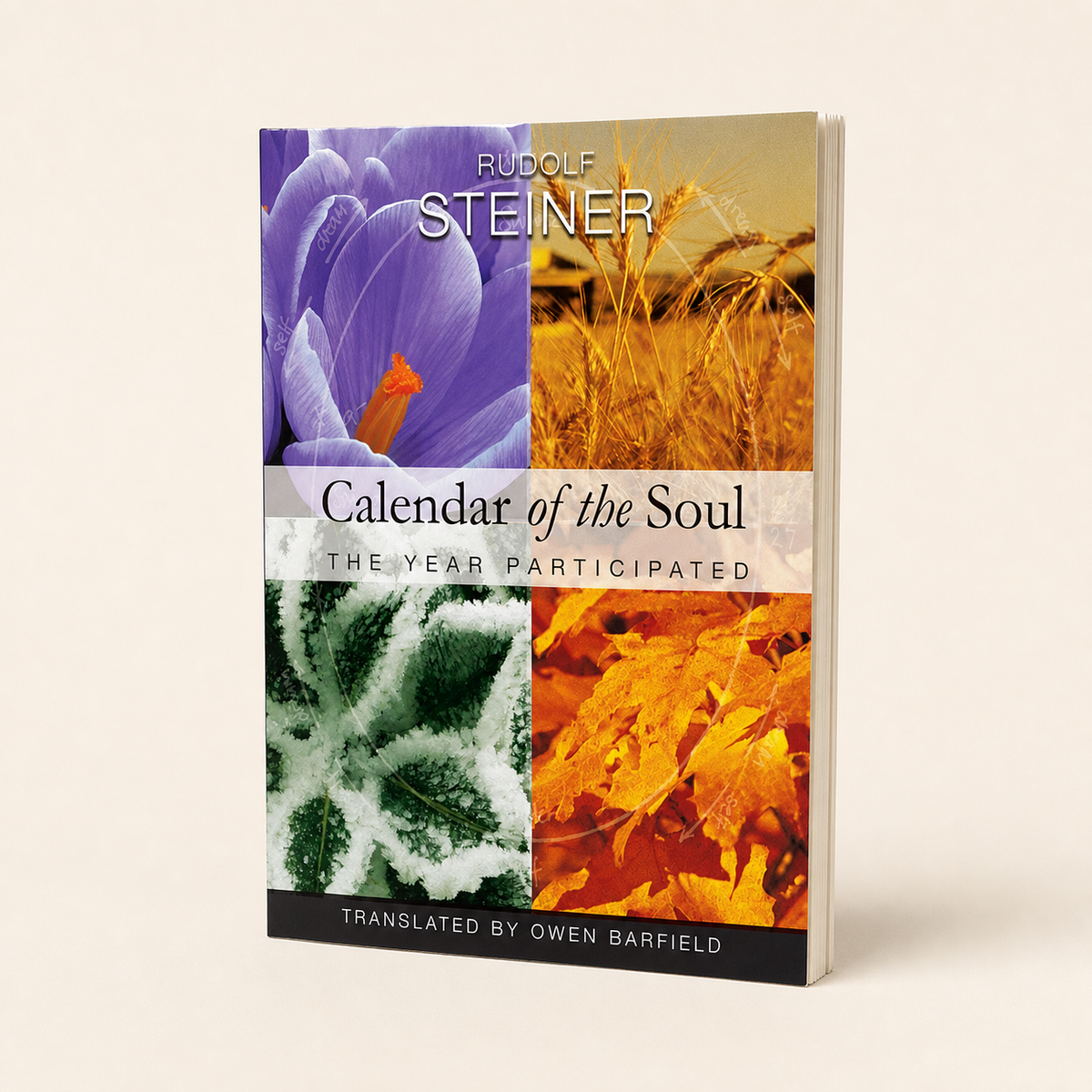 Calendar of the Soul 64-page pocket paperback, three-quarter front view