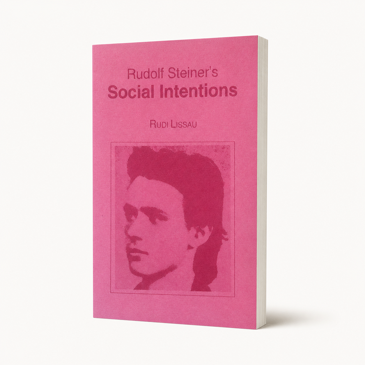 Rudolf Steiner’s Social Intentions — conservative at-least-135-page slim paperback three-quarter view