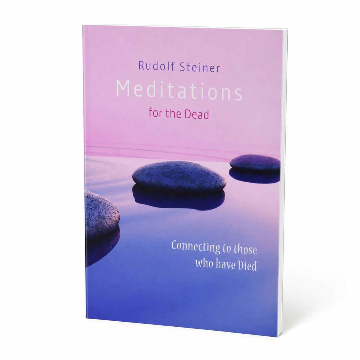 Meditations for the Dead — accurate 64-page very thin paperback three-quarter view