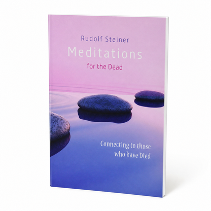 Meditations for the Dead — accurate 64-page very thin paperback three-quarter view