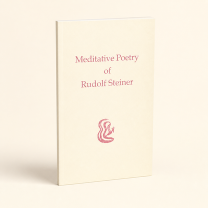 Meditative Poetry of Rudolf Steiner — near-flat 45-page pamphlet studio view
