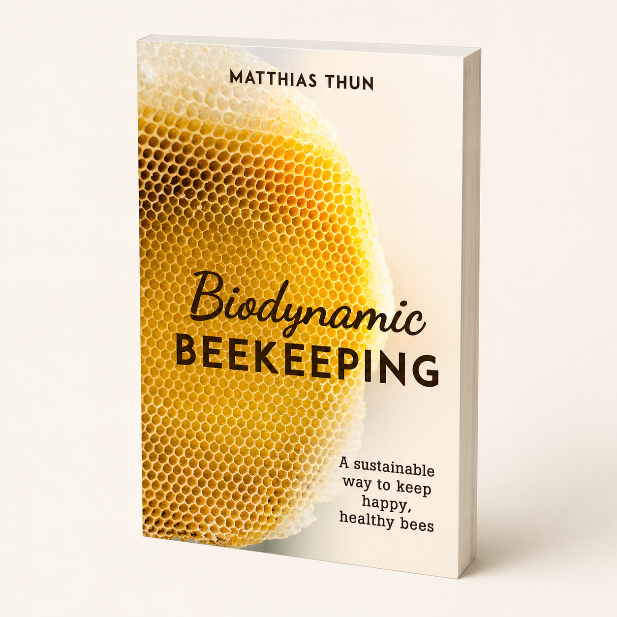 Biodynamic Beekeeping — 192-page paperback studio view