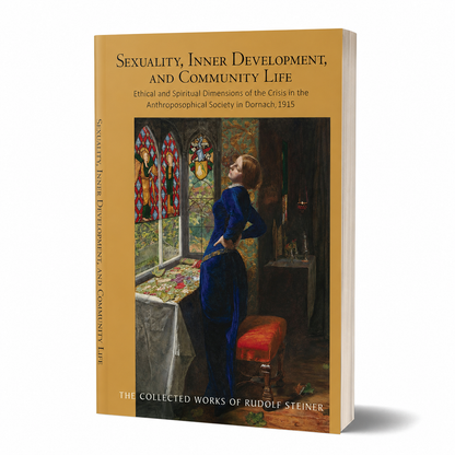 Sexuality, Inner Development and Community Life by Rudolf Steiner — 214-page paperback, angled product view