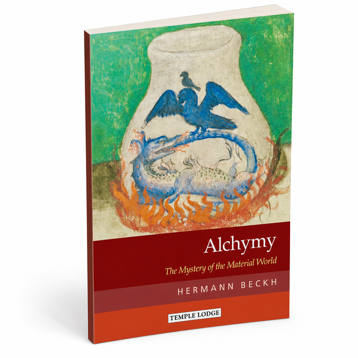 Alchymy by Hermann Beckh shown as a clean three-quarter slim paperback product view on white, accurately proportioned for 156 pages