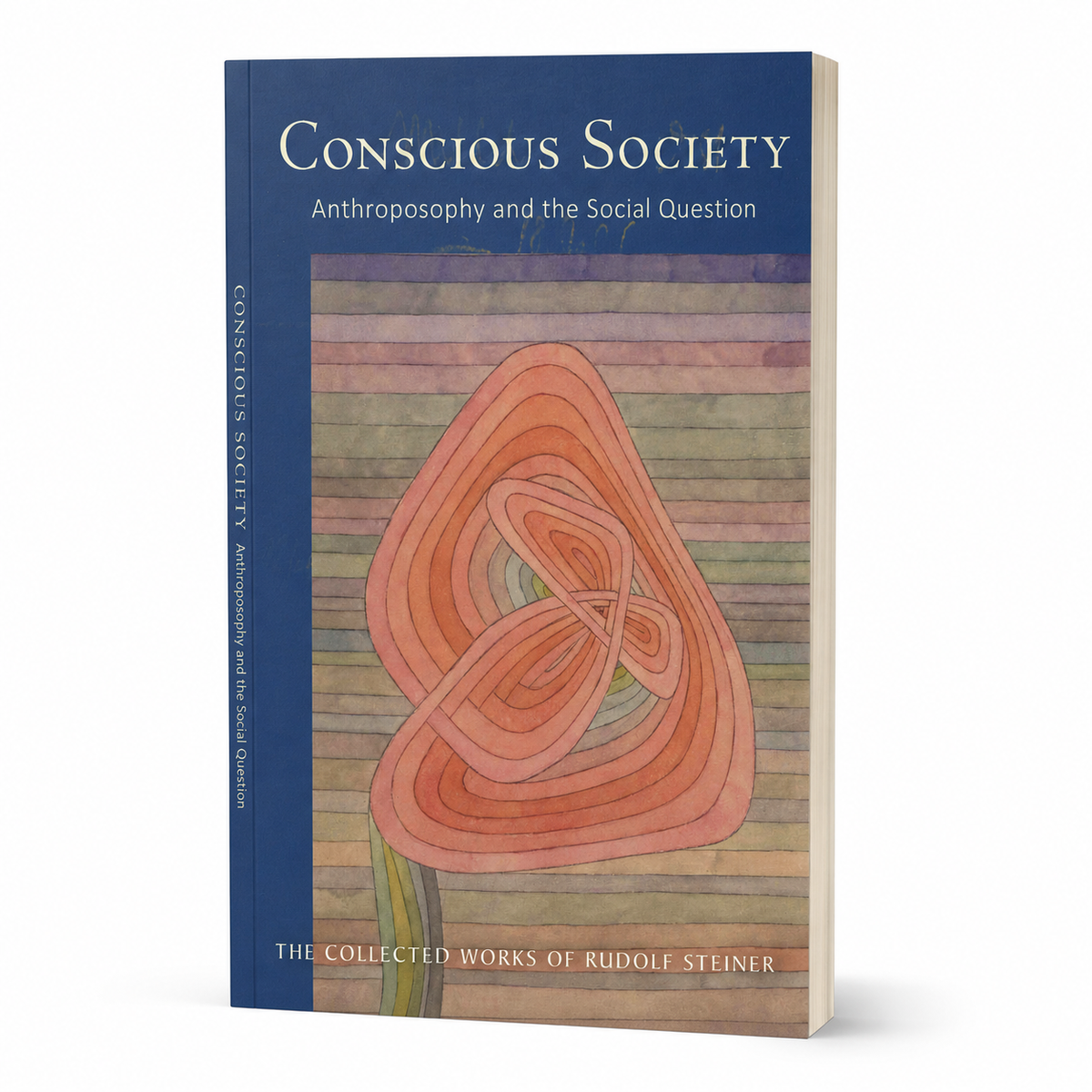 Conscious Society by Rudolf Steiner — 190-page paperback, angled product view
