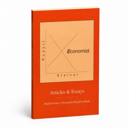 Rudolf Steiner: Economist — accurate 128-page thin paperback three-quarter view