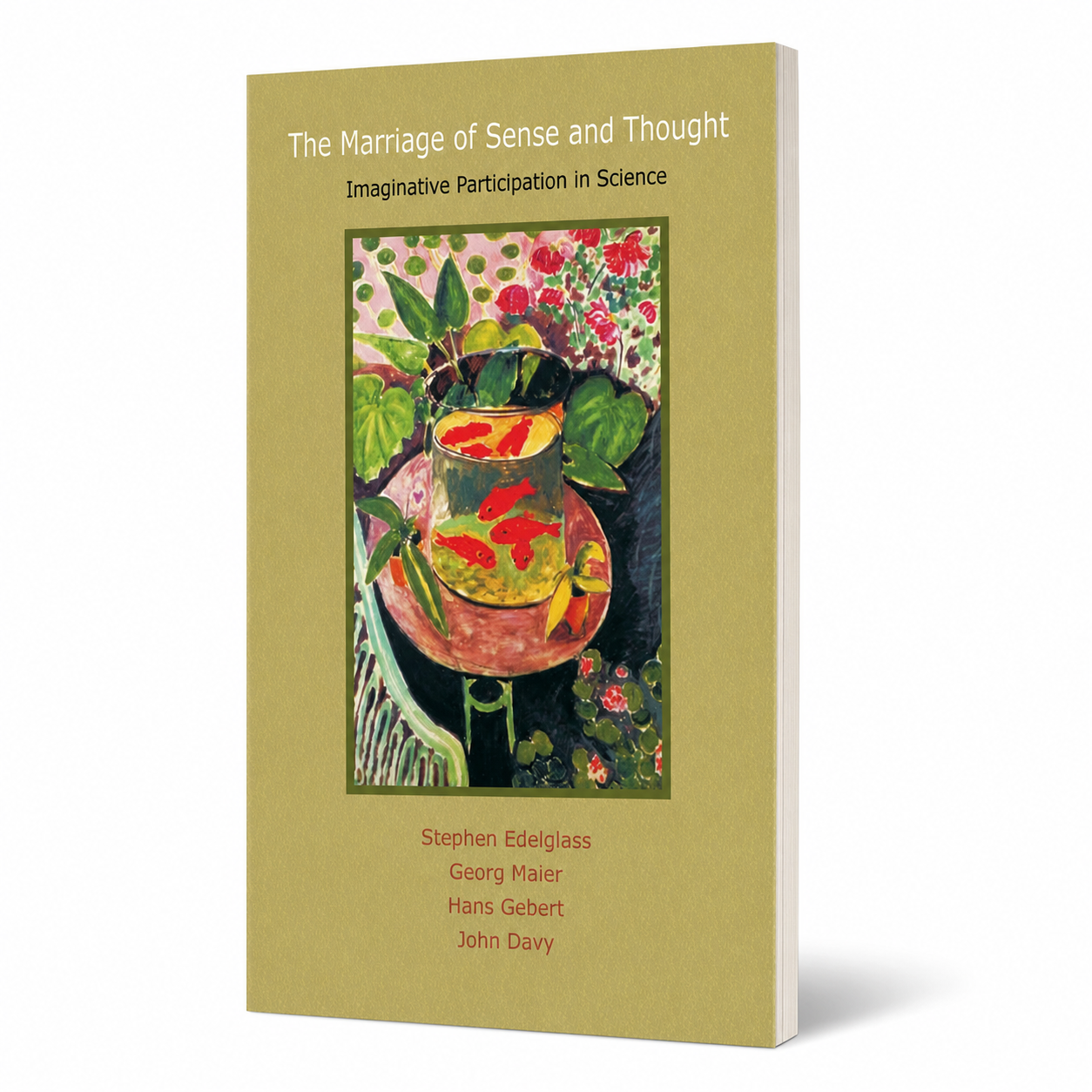 The Marriage of Sense and Thought shown as a clean three-quarter slim paperback product view on white, accurately proportioned for 160 pages