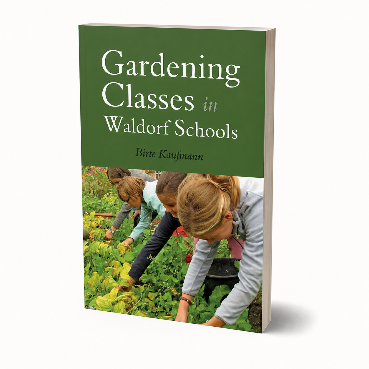 Gardening Classes in Waldorf Schools — accurate 176-page slim paperback three-quarter view