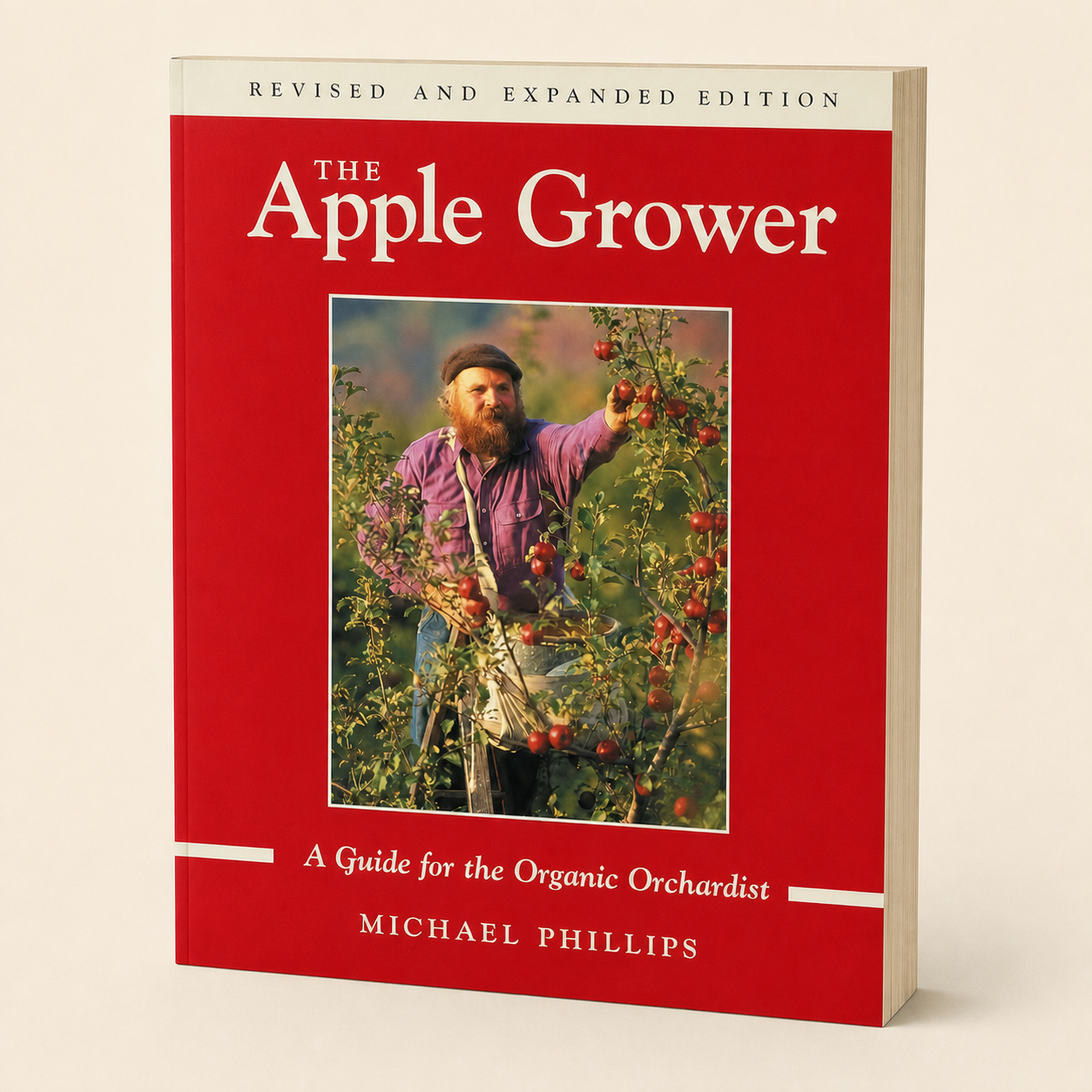 The Apple Grower — 360-page large broad paperback, three-quarter product view