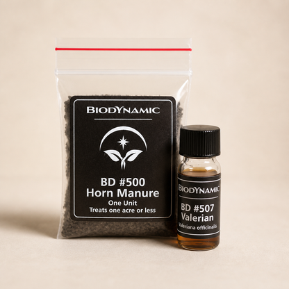 BD 500 Horn Manure with optional BD 507 Valerian