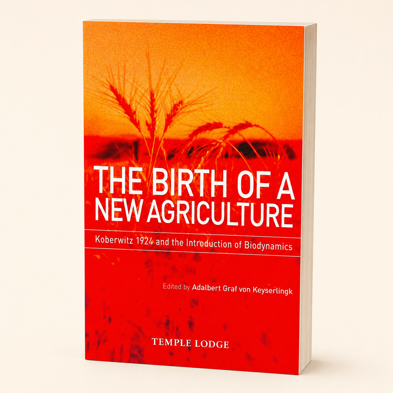 The Birth of a New Agriculture — 240-page paperback, three-quarter product view