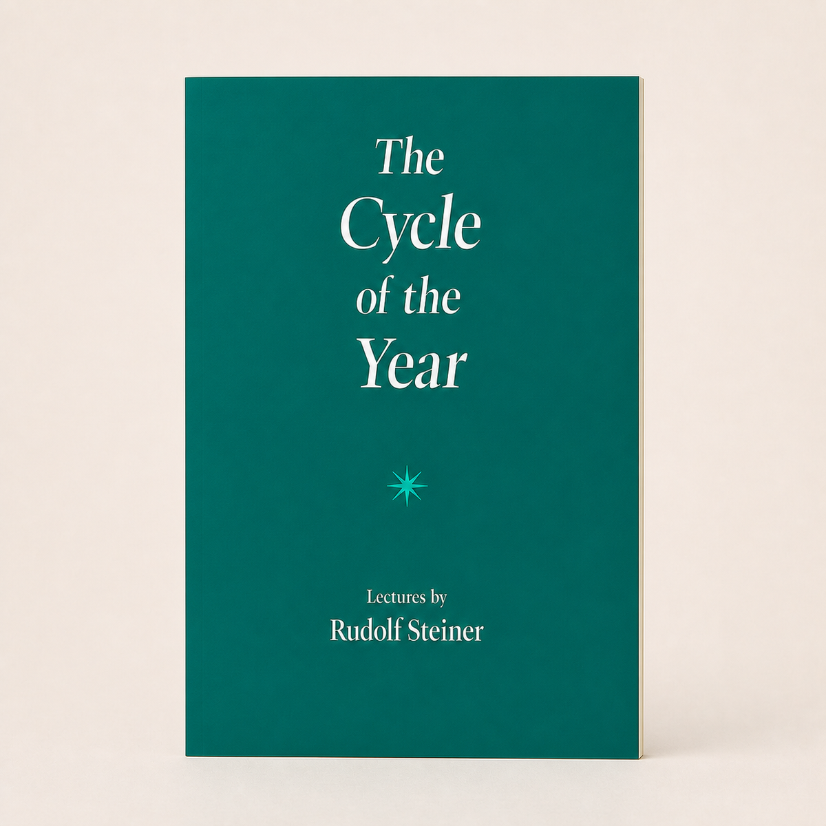 The Cycle of the Year — 110-page very thin paperback, three-quarter product view