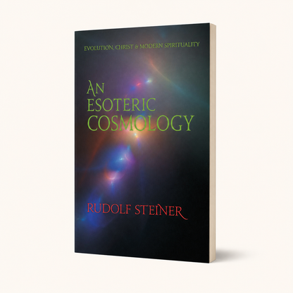 An Esoteric Cosmology 132-page paperback, slim three-quarter front view