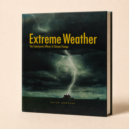Extreme Weather — edition-matched 240-page broad hardcover with dust jacket; depth conservatively estimated