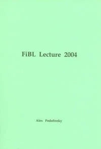 FiBL Lecture 2004 by Alex Podolinsky - The Josephine Porter Institute