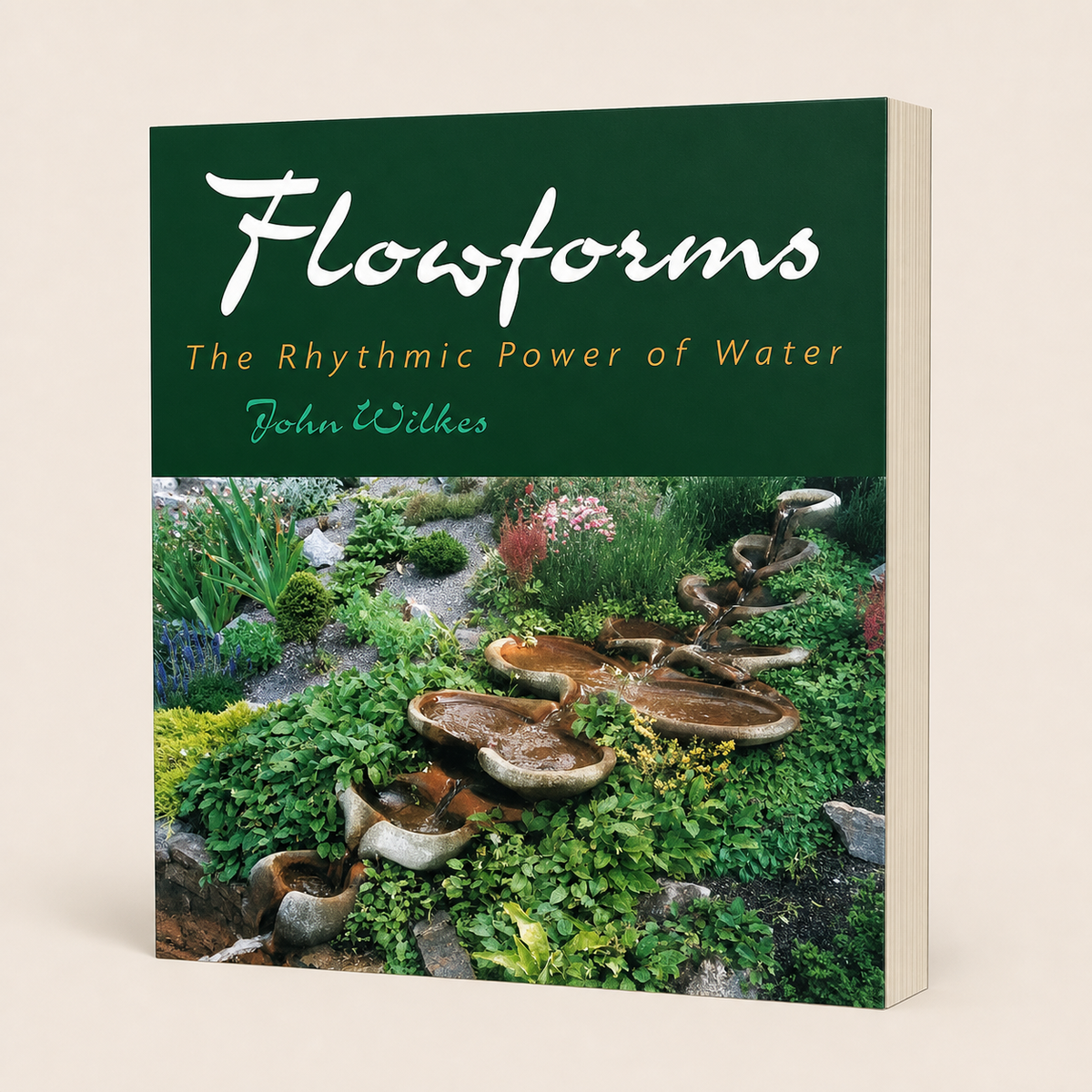 Flowforms — accurate 224-page broad paperback three-quarter view