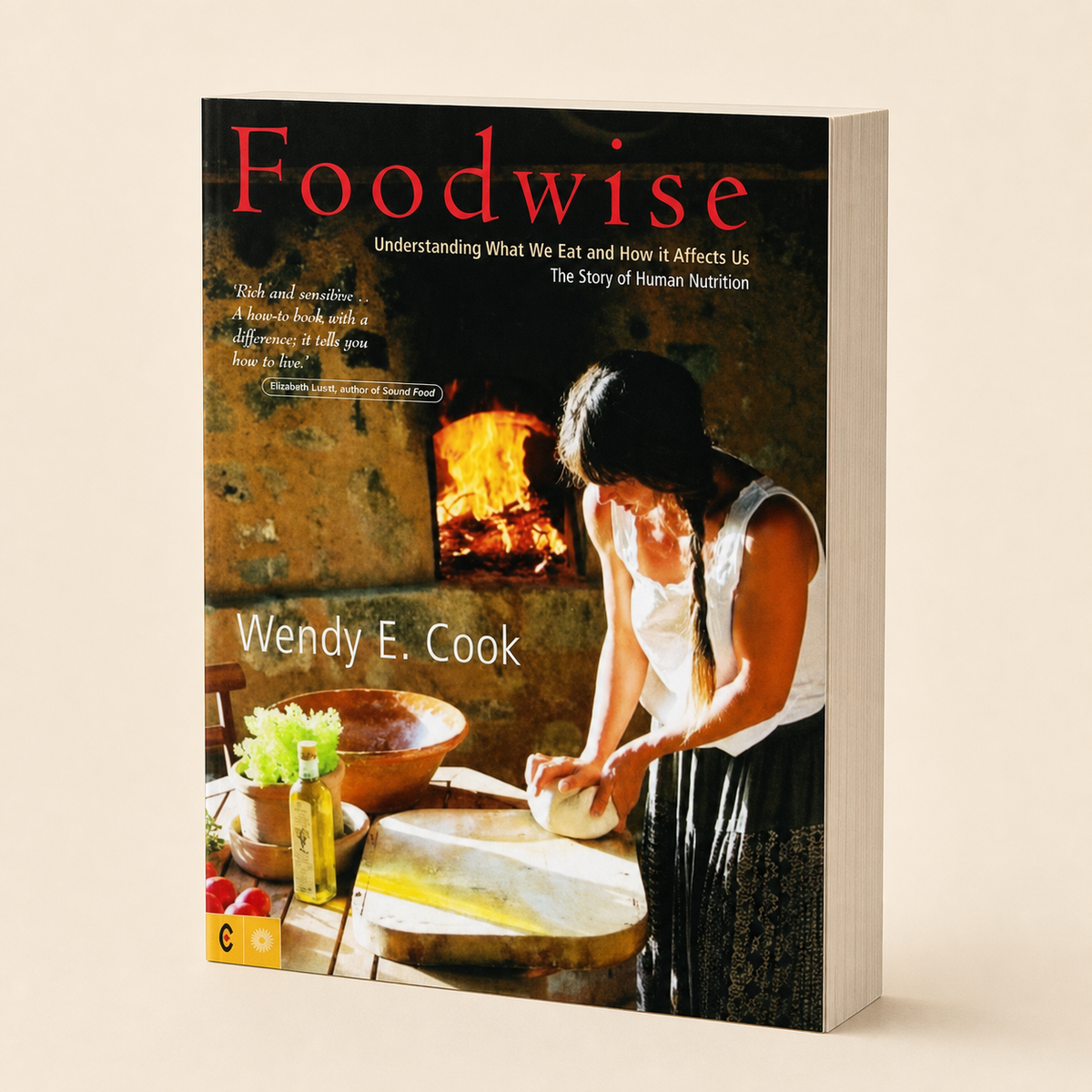 Foodwise — 352-page broad, 20 mm paperback, three-quarter product view
