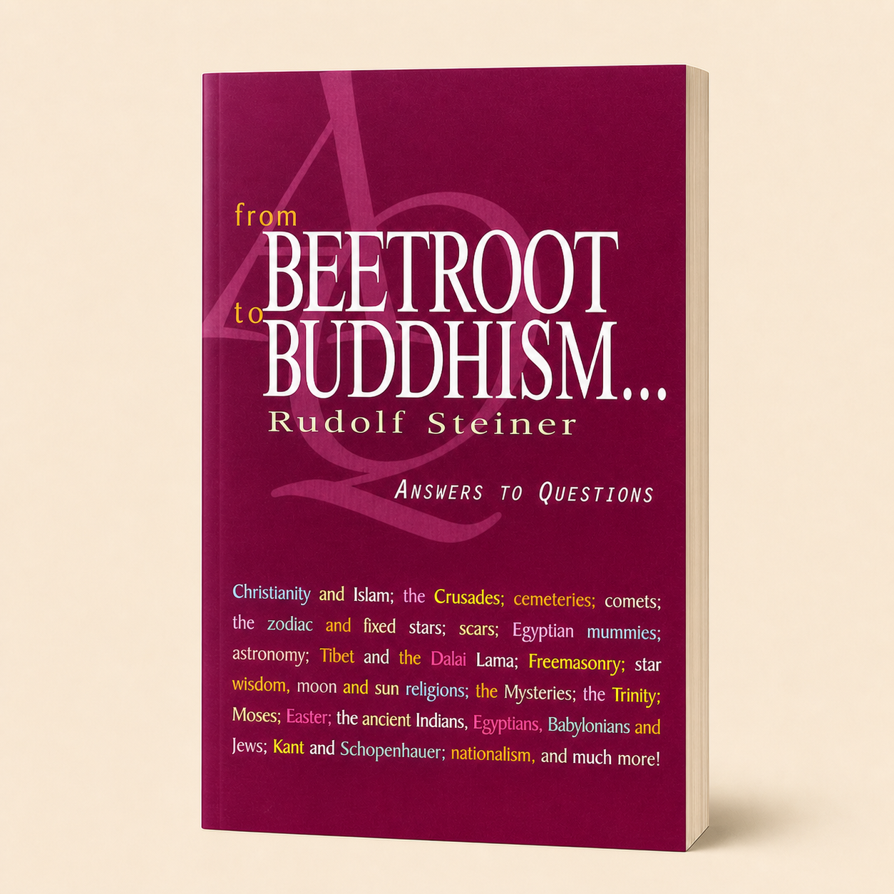 From Beetroot to Buddhism — 304-page, 19 mm paperback, three-quarter product view