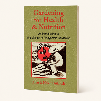 Gardening for Health and Nutrition — 112-page slim paperback, three-quarter product view