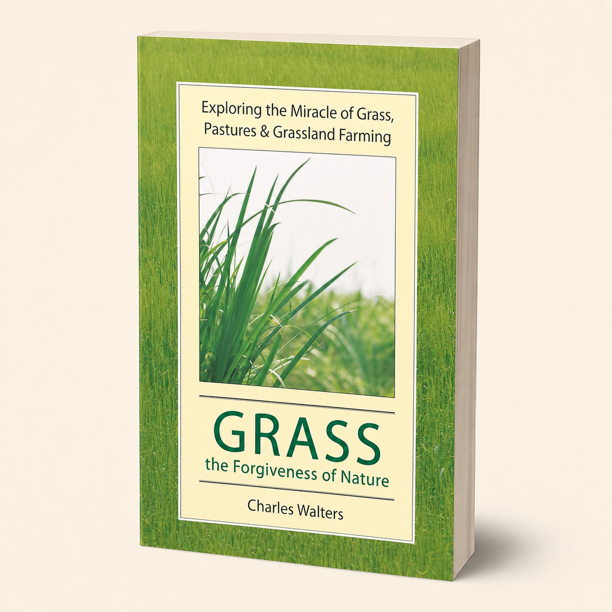 Grass: The Forgiveness of Nature — accurate 320-page paperback three-quarter view