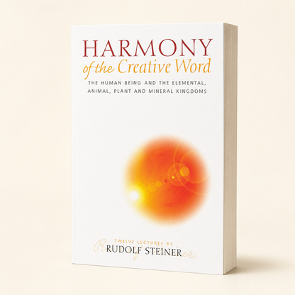Harmony of the Creative Word — 244-page paperback, three-quarter product view