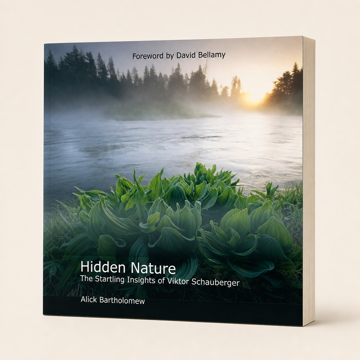 Hidden Nature — accurate 288-page broad paperback three-quarter view