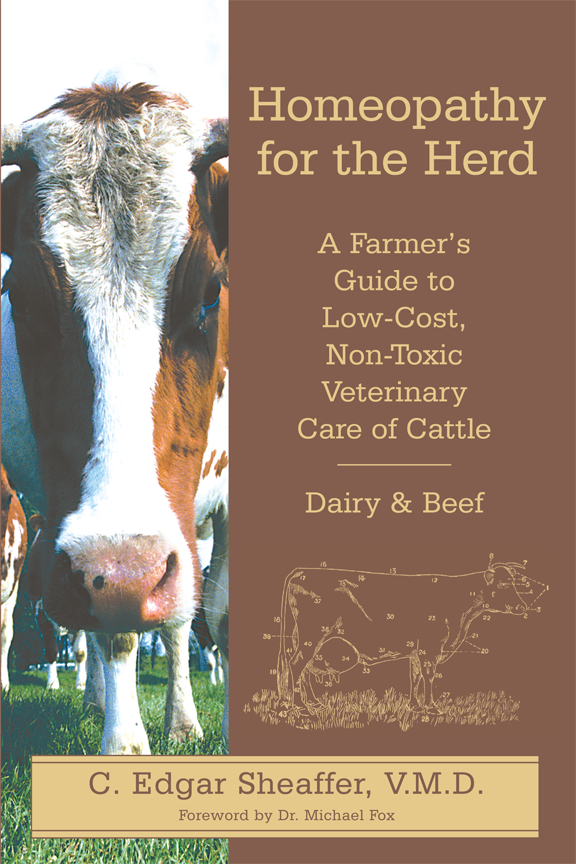 Homeopathy for the Herd by C. Edgar Sheaffer book cover