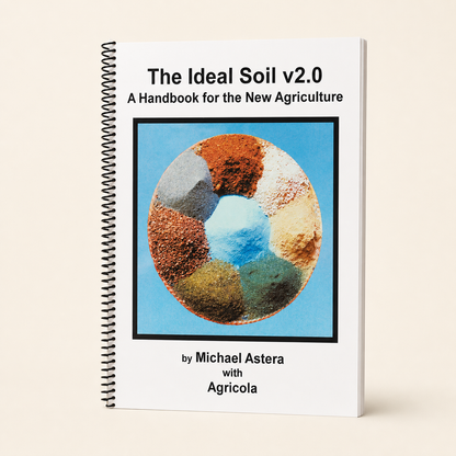 The Ideal Soil v2.0 spiral-bound handbook, three-quarter front view