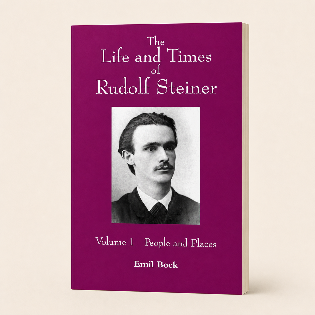 The Life and Times of Rudolf Steiner, Volume I — 192-page slim paperback, three-quarter product view