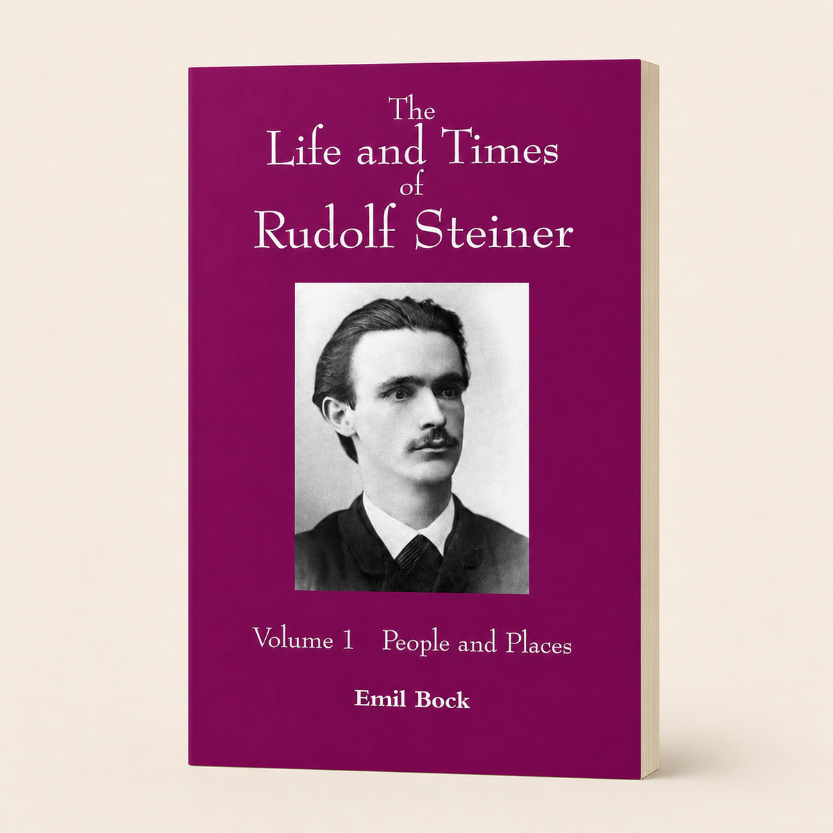 The Life and Times of Rudolf Steiner, Volume I — 192-page slim paperback, three-quarter product view