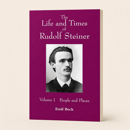 The Life and Times of Rudolf Steiner, Volume I — 192-page slim paperback, three-quarter product view