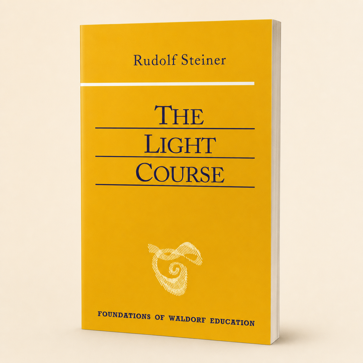 The Light Course — 224-page slim paperback, three-quarter product view